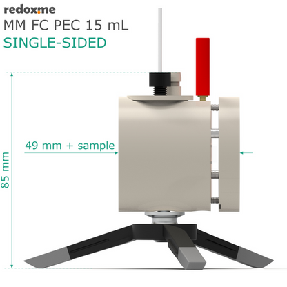 FRONT CONTACT PHOTO-ELECTROCHEMICAL SINGLE-SIDED CELL SETUP