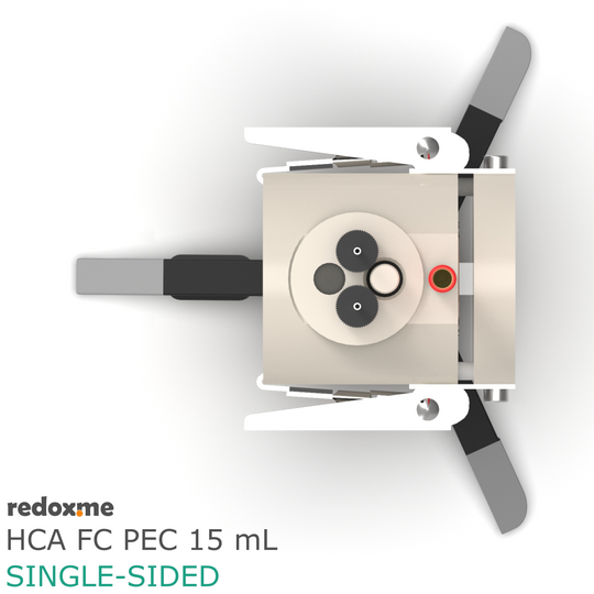 FRONT CONTACT PHOTO-ELECTROCHEMICAL SINGLE-SIDED CELL SETUP