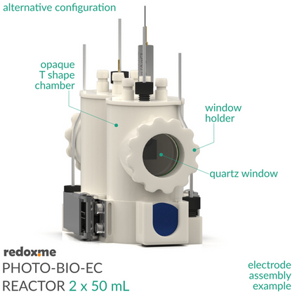 PHOTO-BIOELECTROCHEMICAL REACTOR 2 X 50 ML