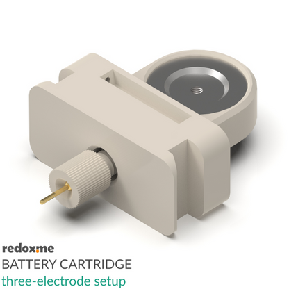 BATTERY CARTRIDGE – THREE-ELECTRODE SETUP