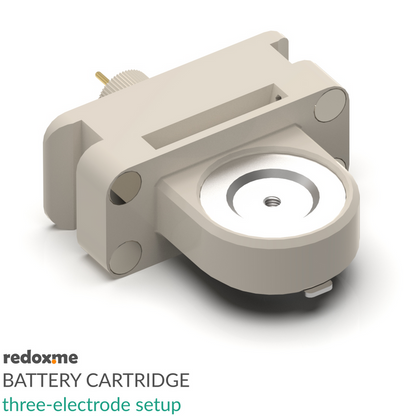 BATTERY CARTRIDGE – THREE-ELECTRODE SETUP