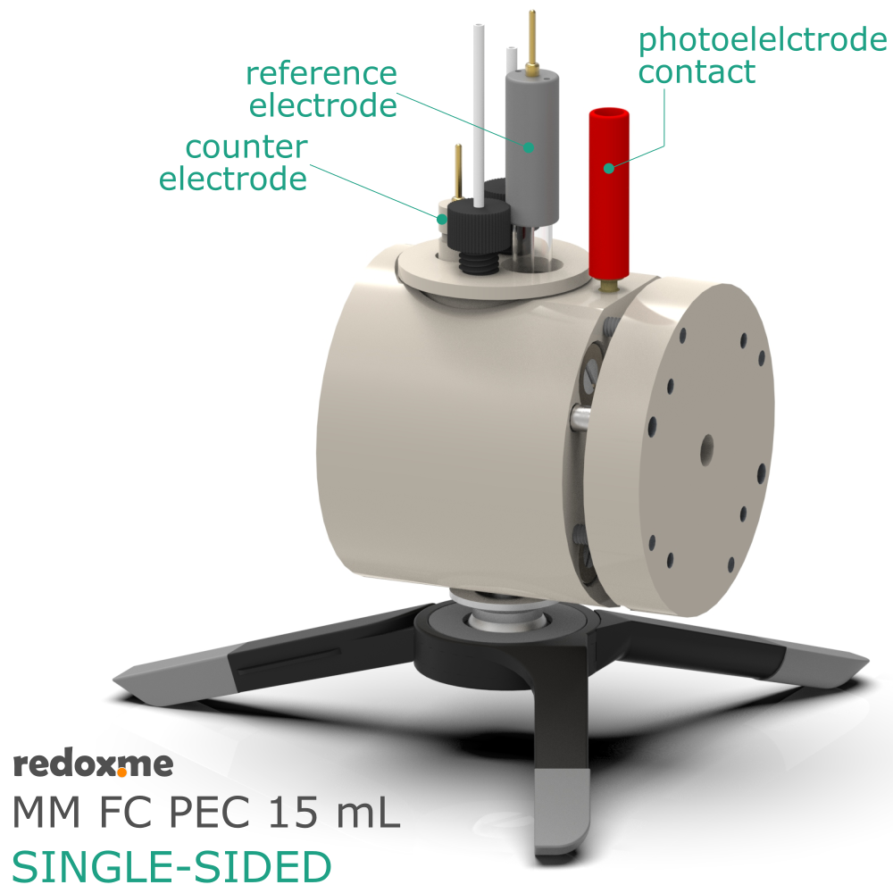 FRONT CONTACT PHOTO-ELECTROCHEMICAL SINGLE-SIDED CELL SETUP