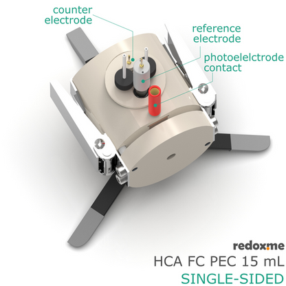 FRONT CONTACT PHOTO-ELECTROCHEMICAL SINGLE-SIDED CELL SETUP