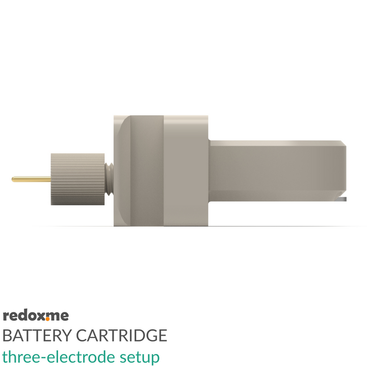 BATTERY CARTRIDGE – THREE-ELECTRODE SETUP