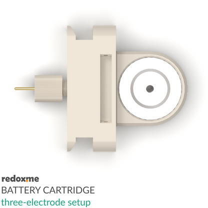 BATTERY CARTRIDGE – THREE-ELECTRODE SETUP