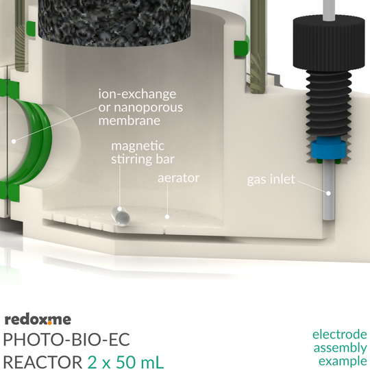 PHOTO-BIOELECTROCHEMICAL REACTOR 2 X 50 ML