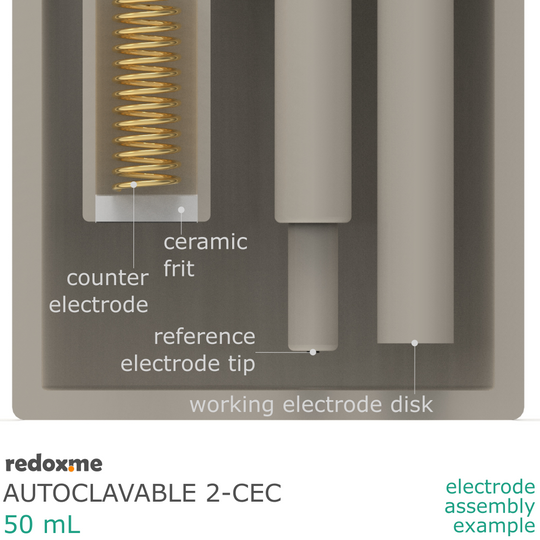 AUTOCLAVABLE TWO-COMPARTMENT ELECTROCHEMICAL CELL SETUP