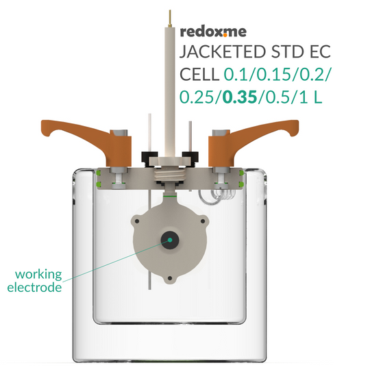 JACKETED STANDARD ELECTROCHEMICAL CELL SETUP