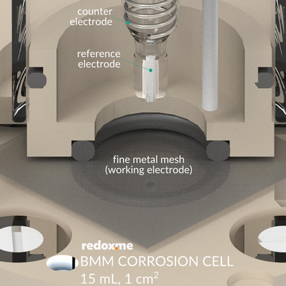 BOTTOM MOUNT CORROSION CELL SETUP