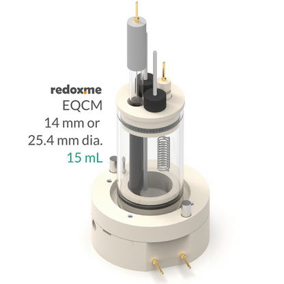 ELECTROCHEMICAL QUARTZ CRYSTAL MICROBALANCE CELL SETUP