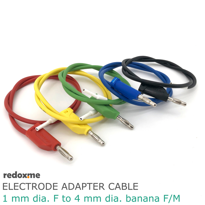 ELECTRODE ADAPTER CABLE - 1MM DIA. F TO 4 MM DIA. BANANA F/M