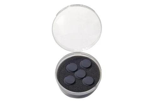 Graphite Coated Anode Electrode Disk (D16 mm or 19 mm) for CR20XX Coin Cells 100 pcs / pack - bccf-cms