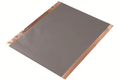 Hydrophobic Li-Ion Battery Anode -Graphite Single-Side Coated on Copper Foil (241mm L x 200mm W x 90um Thick), 5 sheets/bag, bc-cf-241-ss-h