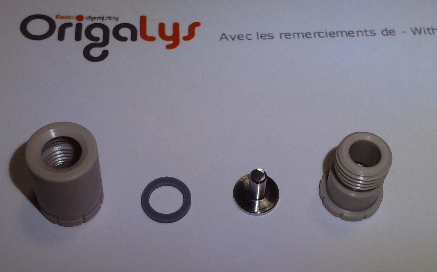 Sample Holder ø8 - Stainless Steel Contact - OrigaTip