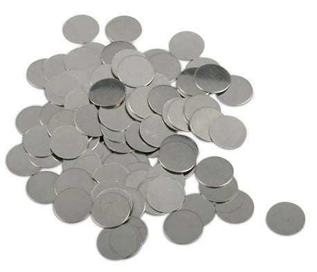 Aluminum Disc (Dia. 16 mm, T: 0.1 mm) as Al-Ion Battery Anode for CR20XX Coin Cell Test, 50 pcs/pack, AIB-AD-1601