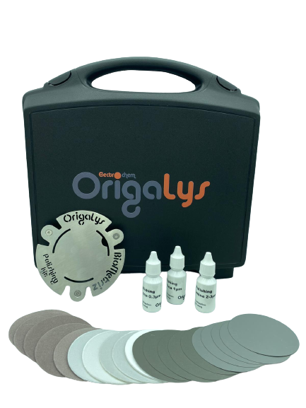 Polishing kit for probe tips